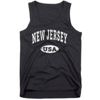 New Jersey Nj Vintage Distressed Usa Tank Top