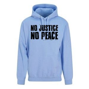 No Justice No Peace Black Lives Matter Pride Protest Gift Unisex Surf Hoodie