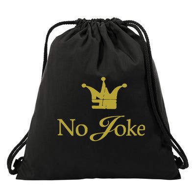 Nikola Jokic No Joke Drawstring Bag