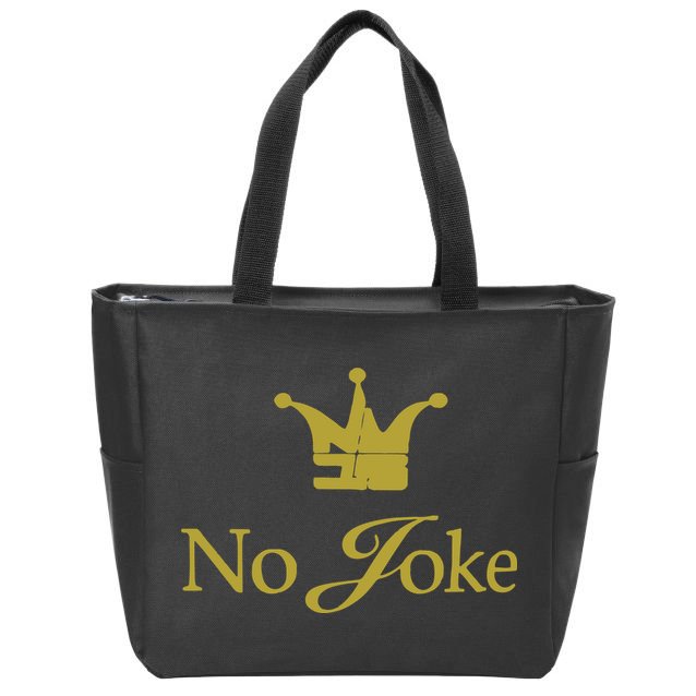 Nikola Jokic No Joke Zip Tote Bag