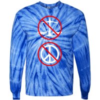 No Justice No Peace Symbols Black Lives Matter Protest Funny Gift Tie-Dye Long Sleeve Shirt