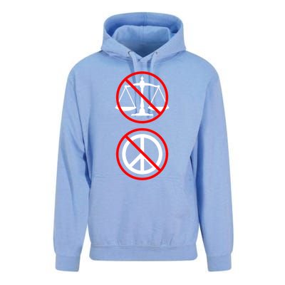 No Justice No Peace Symbols Black Lives Matter Protest Funny Gift Unisex Surf Hoodie