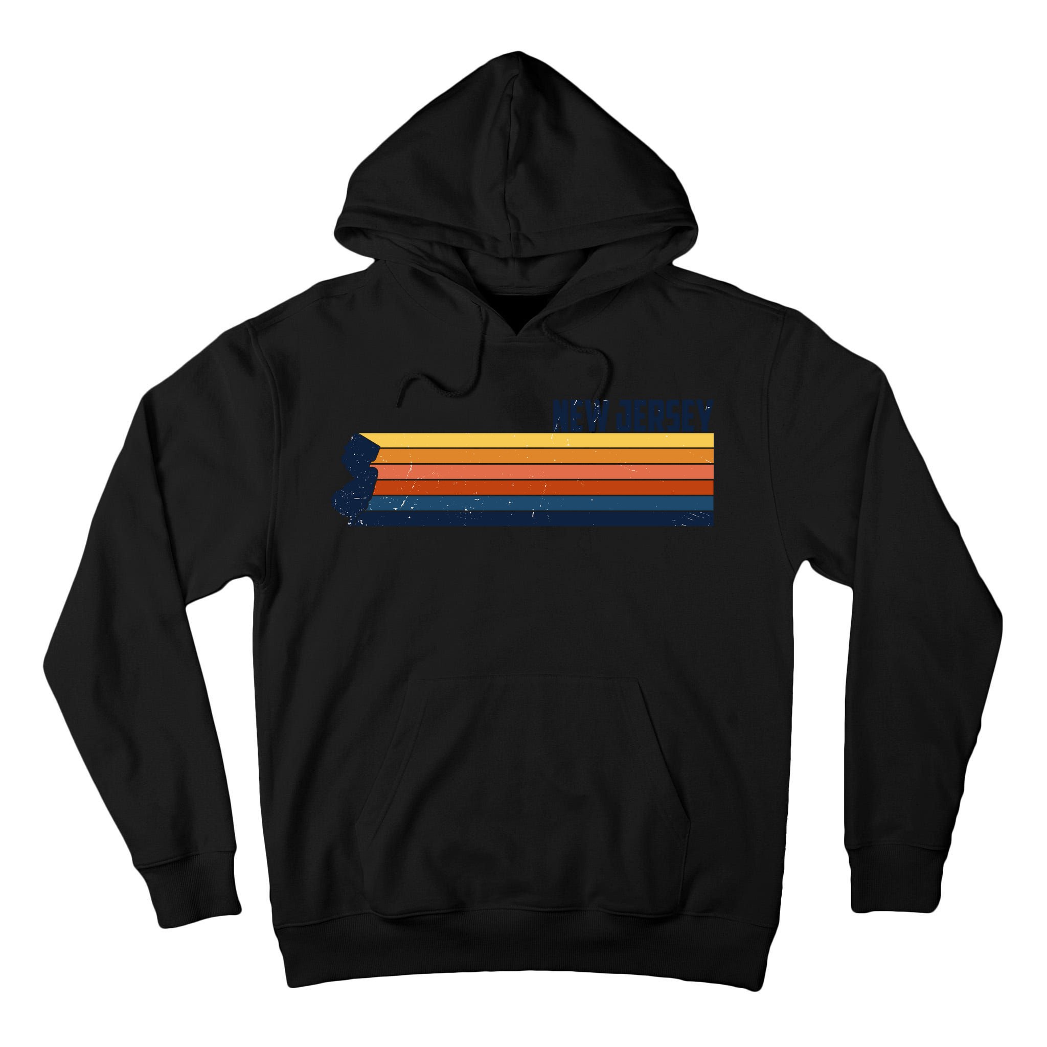 Retro Vintage New Jersey Tall Hoodie