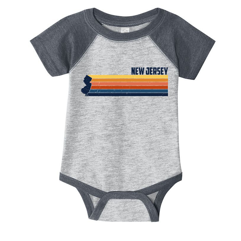 Retro Vintage New Jersey Infant Baby Jersey Bodysuit