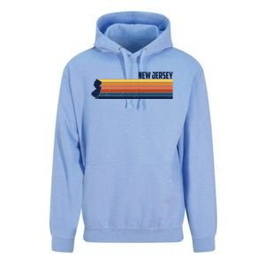 Retro Vintage New Jersey Unisex Surf Hoodie