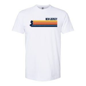 Retro Vintage New Jersey Softstyle CVC T-Shirt