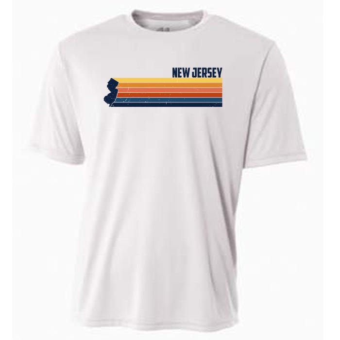 Retro Vintage New Jersey Cooling Performance Crew T-Shirt