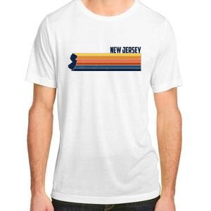 Retro Vintage New Jersey Adult ChromaSoft Performance T-Shirt