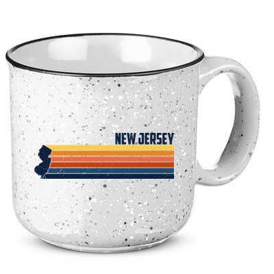 Retro Vintage New Jersey 15oz Campfire Ceramic Mug