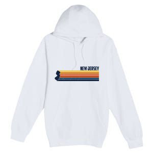 Retro Vintage New Jersey Premium Pullover Hoodie