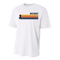 Retro Vintage New Jersey Performance Sprint T-Shirt