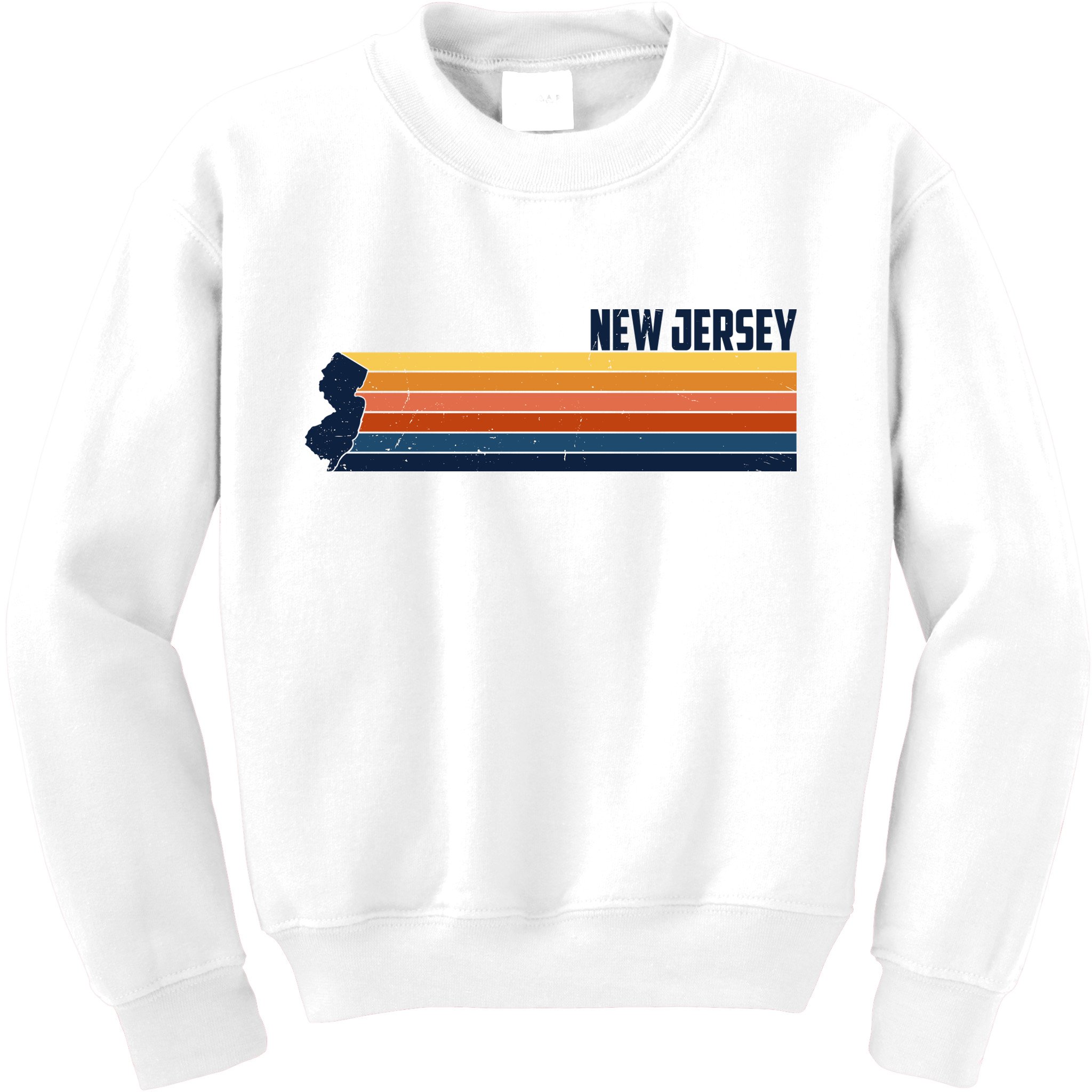 Retro Vintage New Jersey Kids Sweatshirt