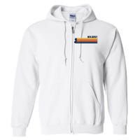 Retro Vintage New Jersey Full Zip Hoodie