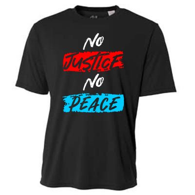 No Justice No Peace Cooling Performance Crew T-Shirt