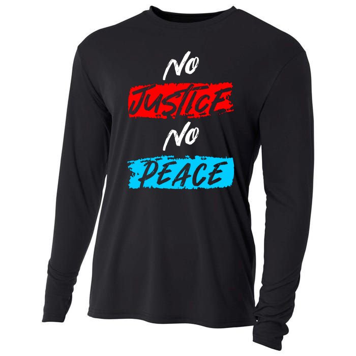 No Justice No Peace Cooling Performance Long Sleeve Crew