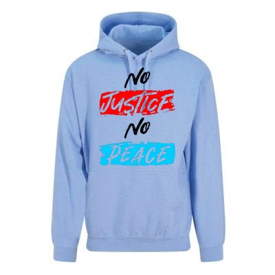 No Justice No Peace Unisex Surf Hoodie