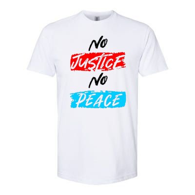 No Justice No Peace Softstyle CVC T-Shirt