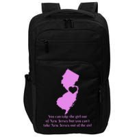 New Jersey Nj Girl State Map Heart Pride Funny Cute Impact Tech Backpack