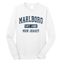 New Jersey Nj Vintage Sports Long Sleeve Shirt