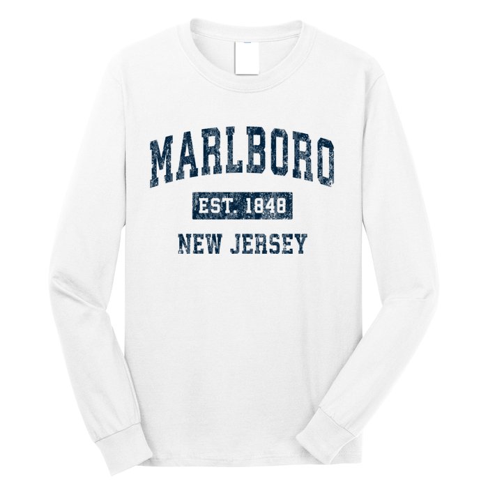 New Jersey Nj Vintage Sports Long Sleeve Shirt