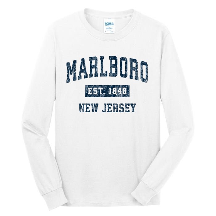 New Jersey Nj Vintage Sports Tall Long Sleeve T-Shirt