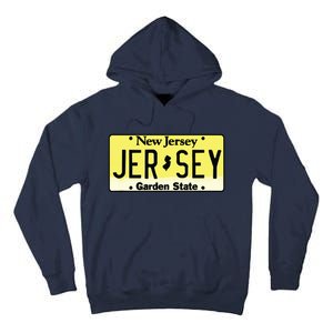 New Jersey Nj License Plate Classic Tall Hoodie