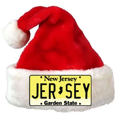 New Jersey Nj License Plate Classic Premium Christmas Santa Hat