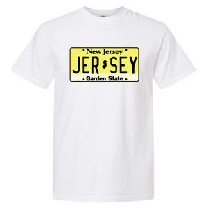 New Jersey Nj License Plate Classic Garment-Dyed Heavyweight T-Shirt