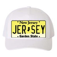 New Jersey Nj License Plate Classic Yupoong Adult 5-Panel Trucker Hat