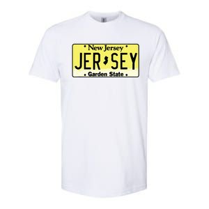 New Jersey Nj License Plate Classic Softstyle CVC T-Shirt