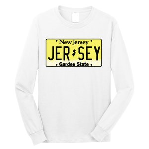 New Jersey Nj License Plate Classic Long Sleeve Shirt