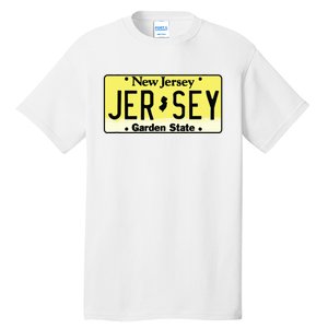 New Jersey Nj License Plate Classic Tall T-Shirt