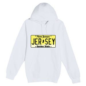 New Jersey Nj License Plate Classic Premium Pullover Hoodie