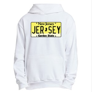 New Jersey Nj License Plate Classic Urban Pullover Hoodie