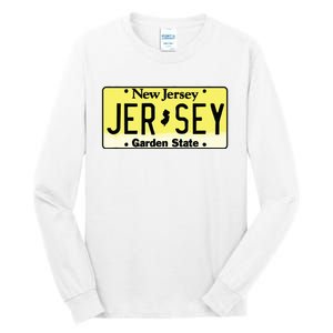 New Jersey Nj License Plate Classic Tall Long Sleeve T-Shirt