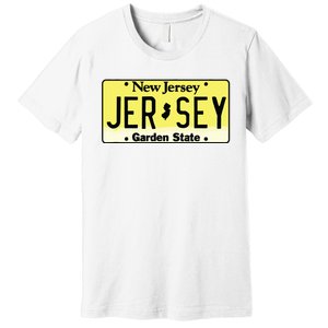 New Jersey Nj License Plate Classic Premium T-Shirt