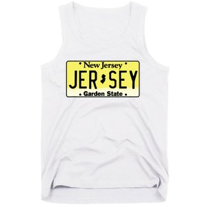 New Jersey Nj License Plate Classic Tank Top