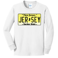 New Jersey Nj License Plate Classic Kids Long Sleeve Shirt