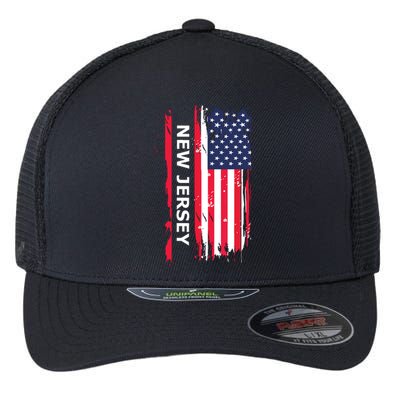 New Jersey Nj State Flexfit Unipanel Trucker Cap