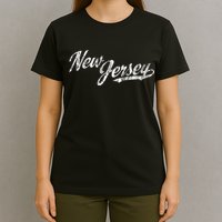 New Jersey Nj Vintage Sports Script Retro T-Shirt