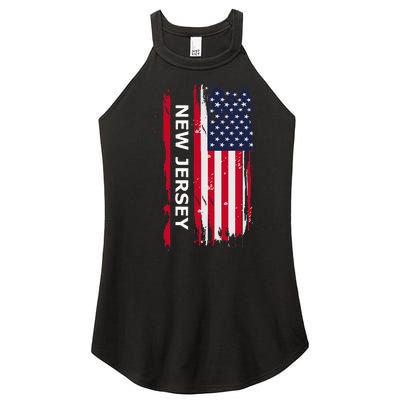 New Jersey Nj State Women’s Perfect Tri Rocker Tank