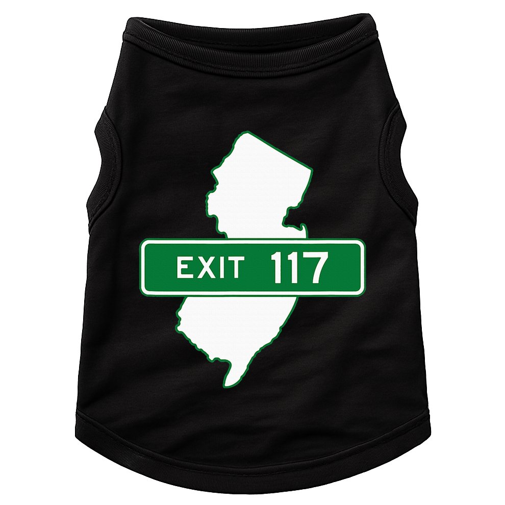New Jersey Nj Gsp Garden State Parkway Exit Sign 117 Doggie Tank