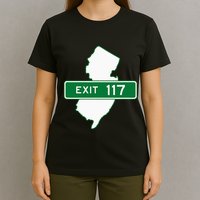New Jersey Nj Gsp Garden State Parkway Exit Sign 117 T-Shirt