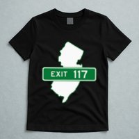 New Jersey Nj Gsp Garden State Parkway Exit Sign 117 T-Shirt