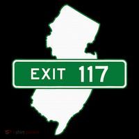 New Jersey Nj Gsp Garden State Parkway Exit Sign 117 7-Panel Snapback Hat
