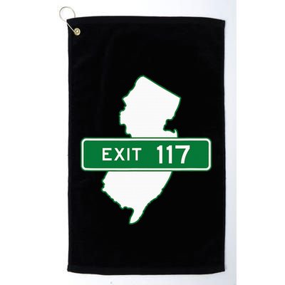 New Jersey Nj Gsp Garden State Parkway Exit Sign 117 Golf Towel