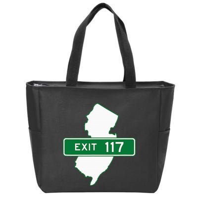 New Jersey Nj Gsp Garden State Parkway Exit Sign 117 Zip Tote Bag