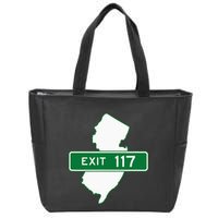 New Jersey Nj Gsp Garden State Parkway Exit Sign 117 Zip Tote Bag