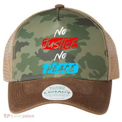 No Justice No Peace Legacy Tie Dye Trucker Hat