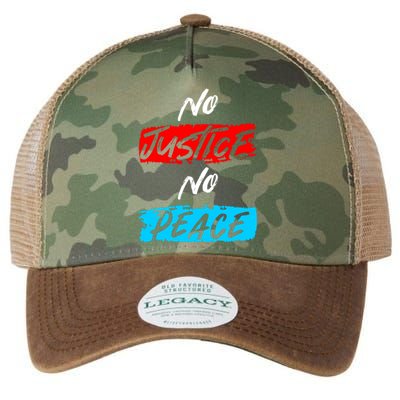 No Justice No Peace Legacy Tie Dye Trucker Hat